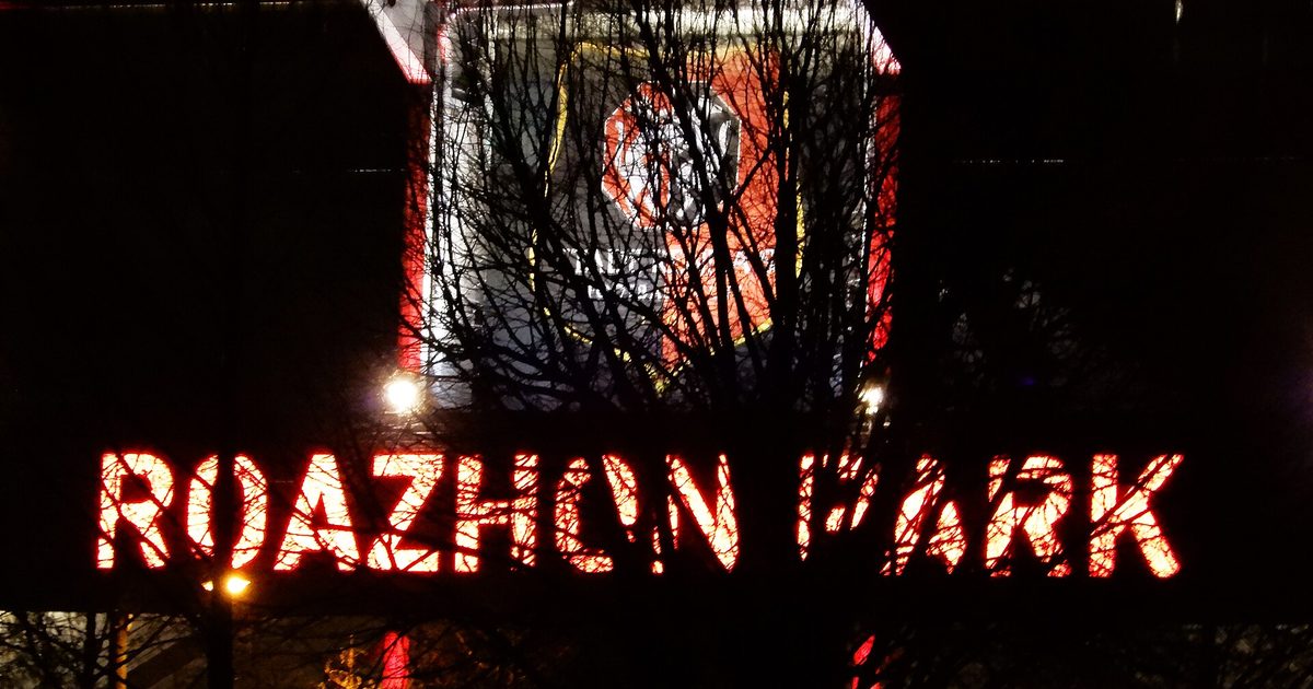 Le Roazhon Park illumine un soir de match
